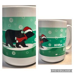 BEHR Kilz Paint Bear Paint Coffee Mug Cup Ceramic Advertising Promo Painter Gift